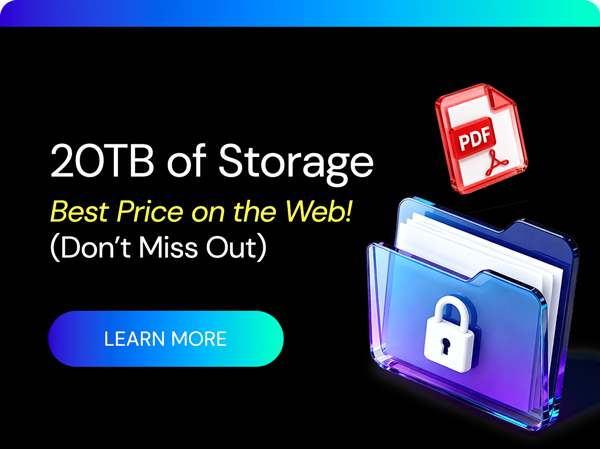 Scramble Cloud Storage Lifetime Subscription (20TB)