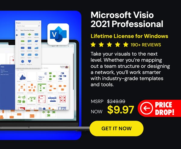 Microsoft Visio 2021 Professional: Lifetime License for Windows