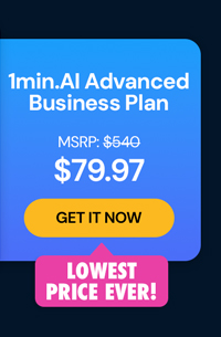 1minAI Advanced Business Plan Lifetime Subscription