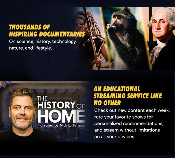 Curiosity Stream Standard Plan: Lifetime Subscription