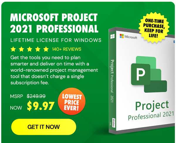 Microsoft Project 2021 Professional: Lifetime License for Windows