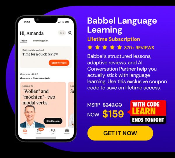 Babbel Language Learning: Lifetime Subscription (All Languages)