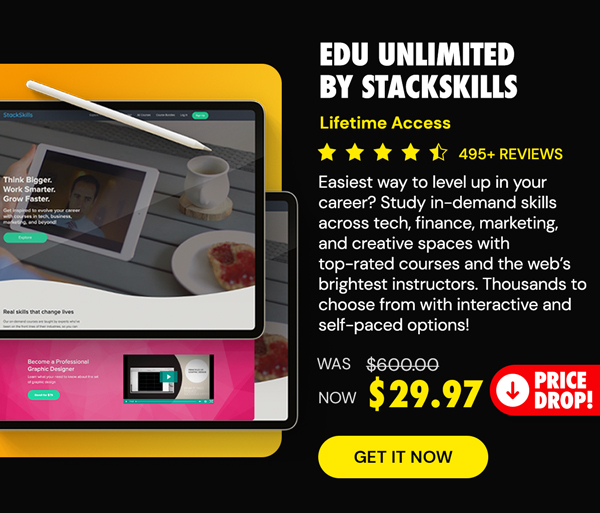 EDU Unlimited by StackSkills: Lifetime Access