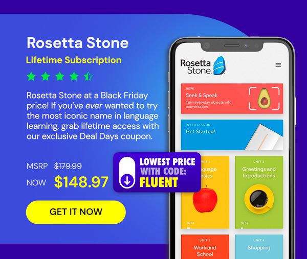 Rosetta Stone: Lifetime Subscription (All Languages)