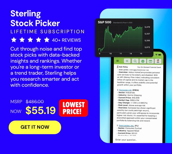 Sterling Stock Picker Lifetime Subscription