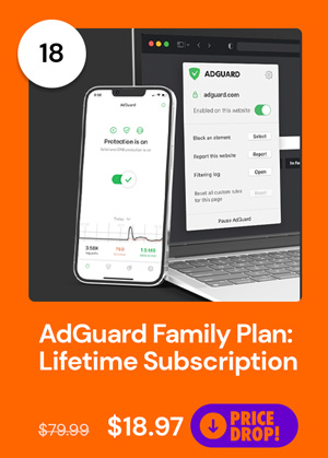 AdGuard Family Plan: Lifetime Subscription