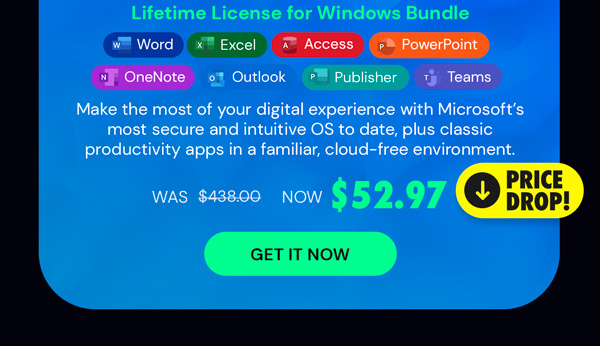 The Ultimate Microsoft Office Professional 2021 for Windows: Lifetime License + Windows 11 Pro Bundle