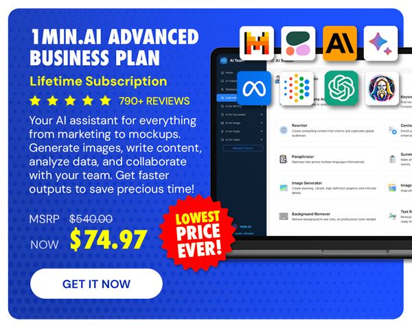 1minAI Advanced Business Plan Lifetime Subscription