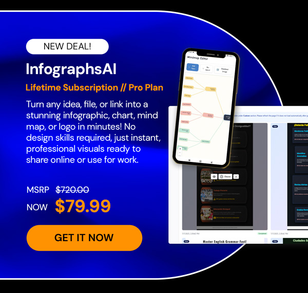 InfographsAI: Lifetime Subscription (Pro Plan)