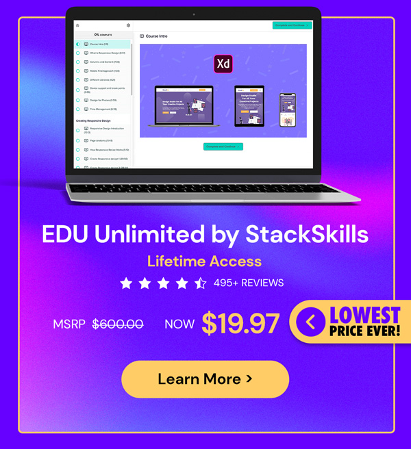 EDU Unlimited by StackSkills: Lifetime Access