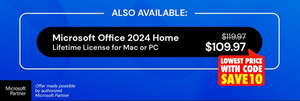 Microsoft Office 2024 Home for Mac or PC: One-Time Purchase