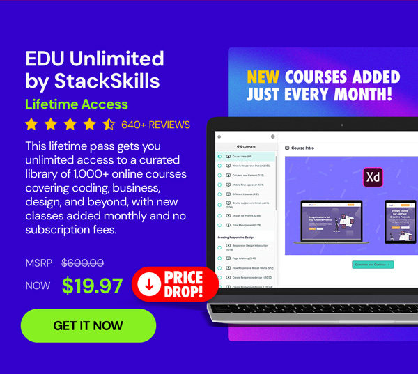 EDU Unlimited by StackSkills: Lifetime Access