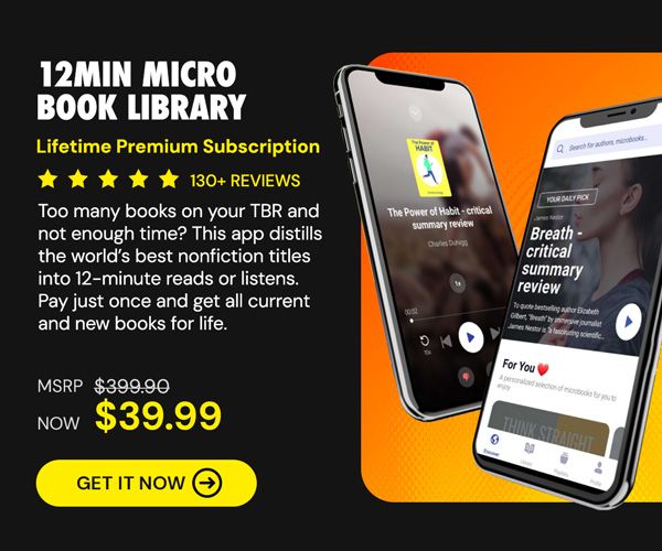 12min Micro Book Library: Lifetime Premium Subscription