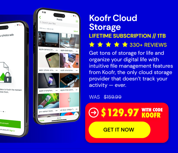 Koofr Cloud Storage: Lifetime Subscription (1TB)