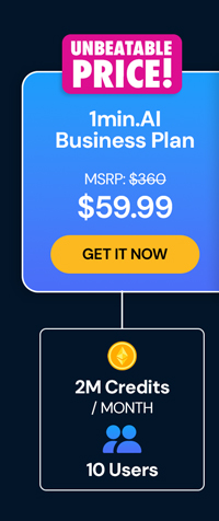 1minAI: Lifetime Subscription (Business Plan)