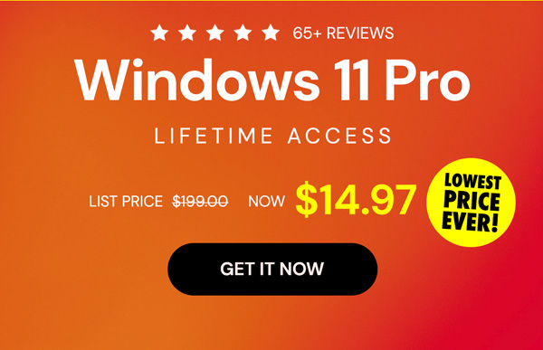 Microsoft Windows 11 Pro Lifetime License