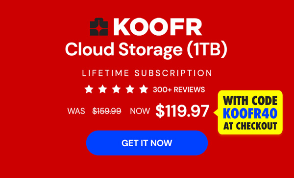 Koofr Cloud Storage: Lifetime Subscription (1TB)