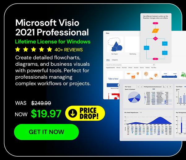 Microsoft Visio 2021 Professional: Lifetime License for Windows