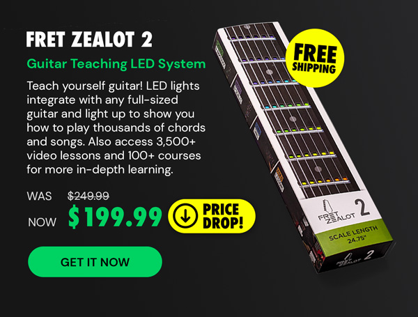 Fret Zealot 2: Guitar Teaching LED System