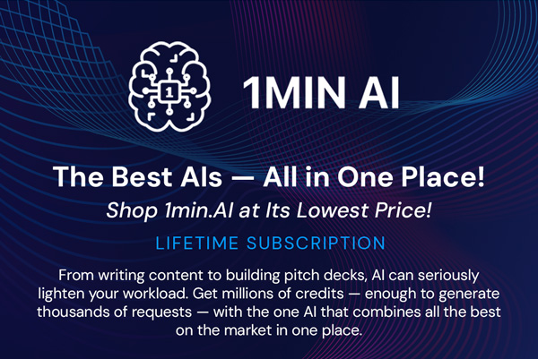 1minAI Advanced Business Plan Lifetime Subscription