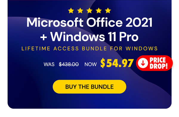 The Ultimate Microsoft Office Professional 2021 for Windows: Lifetime License + Windows 11 Pro Bundle