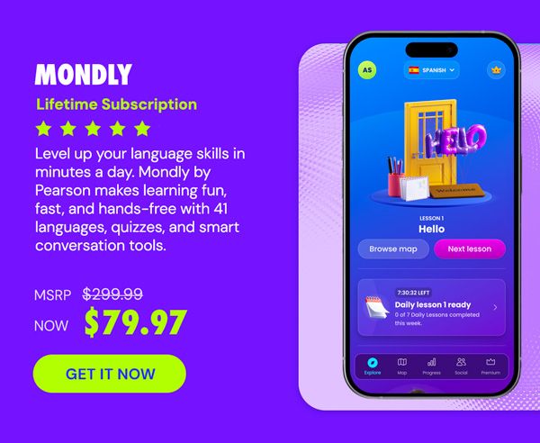 Mondly: Lifetime Subscription (All Languages)