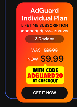 AdGuard Personal Plan: Lifetime Subscription