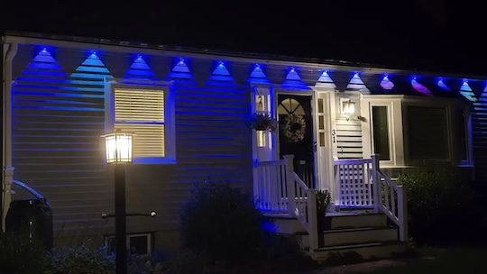 Holiday lights that never actually have to come down