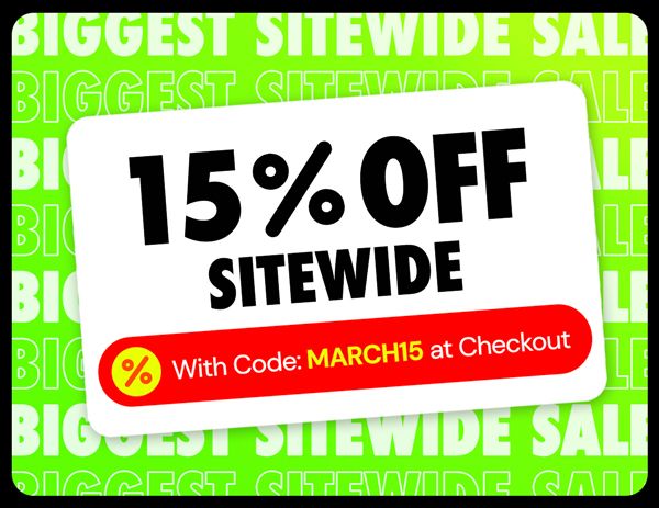 15% Off Sitewide With Code MARCH15 at Checkout