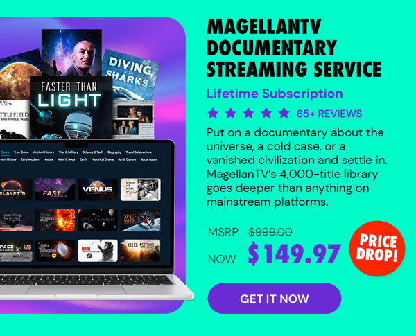 MagellanTV Documentary Streaming Service: Lifetime Subscription