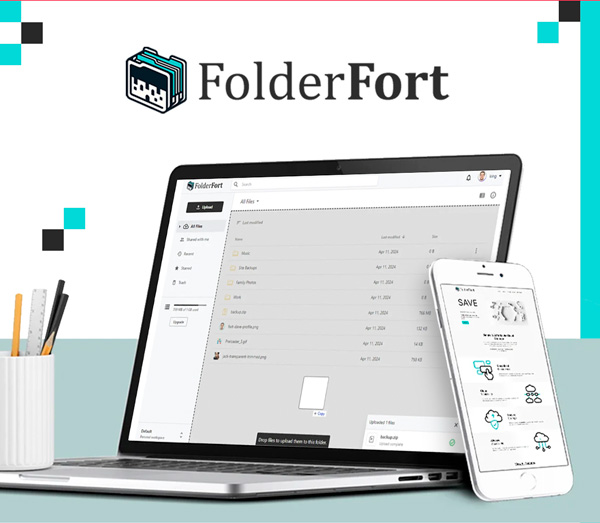 FolderFort 1TB Cloud Storage Pro Plan: Lifetime Subscription