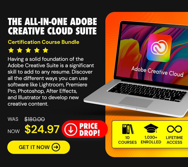 The All-in-One Adobe Creative Cloud Suite Certification Course Bundle