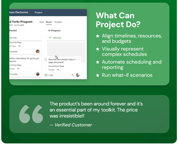 Microsoft Project 2021 Professional: Lifetime License for Windows