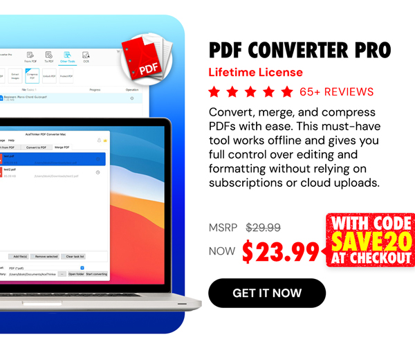 PDF Converter Pro: Lifetime License