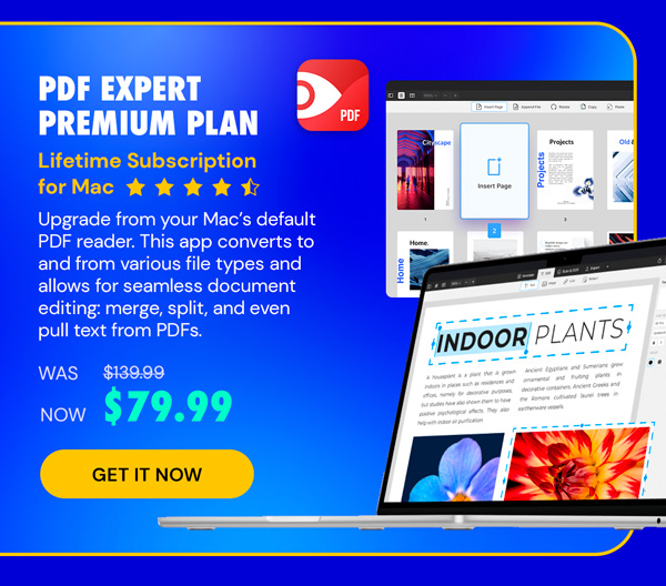 PDF Expert Premium Plan: Lifetime Ownership