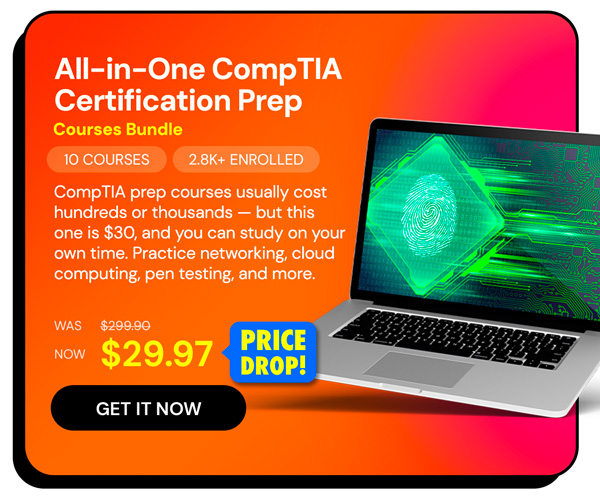 The 2025 All-in-One CompTIA Certification Prep Courses Bundle