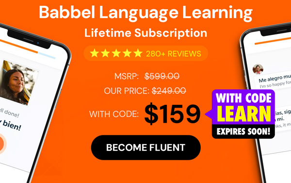 Babbel Language Learning: Lifetime Subscription (All Languages)