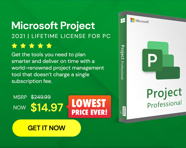 Microsoft Project 2021 Professional: Lifetime License for Windows