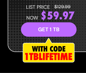 FolderFort 1TB Cloud Storage Pro Plan: Lifetime Subscription
