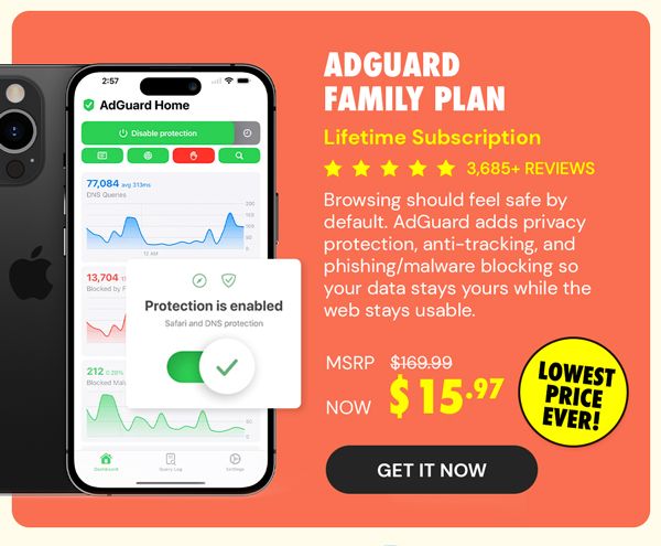 AdGuard Family Plan: Lifetime Subscription