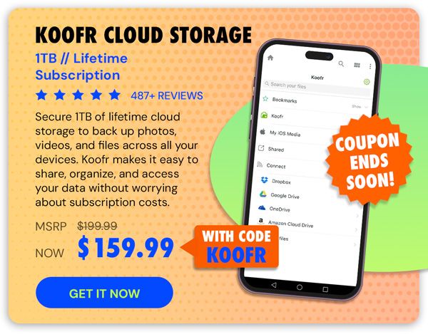Koofr Cloud Storage: Lifetime Subscription (1TB)