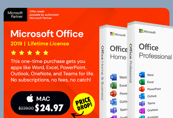 Microsoft Office Home & Business 2019 for Mac