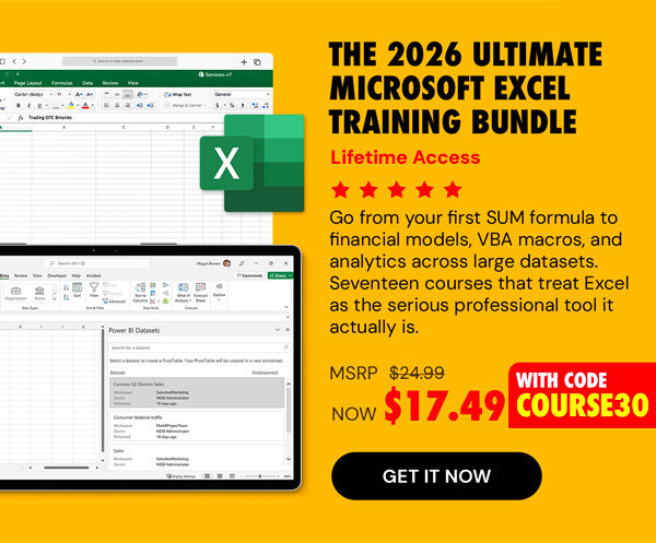 The 2026 Ultimate Microsoft Excel Training Bundle