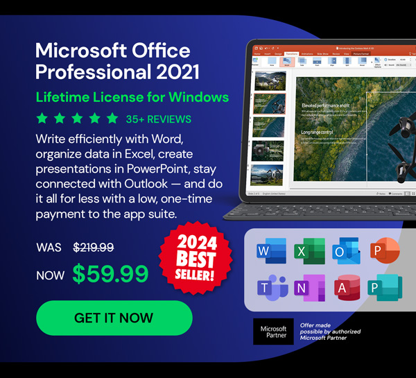 Microsoft Office Professional 2021 for Windows: Lifetime License (Non Binding)