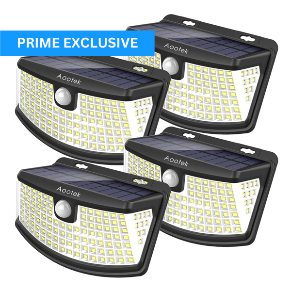 Aootek 4-Pack Solar Lights