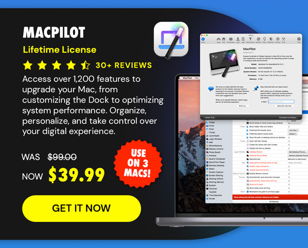 MacPilot Lifetime License