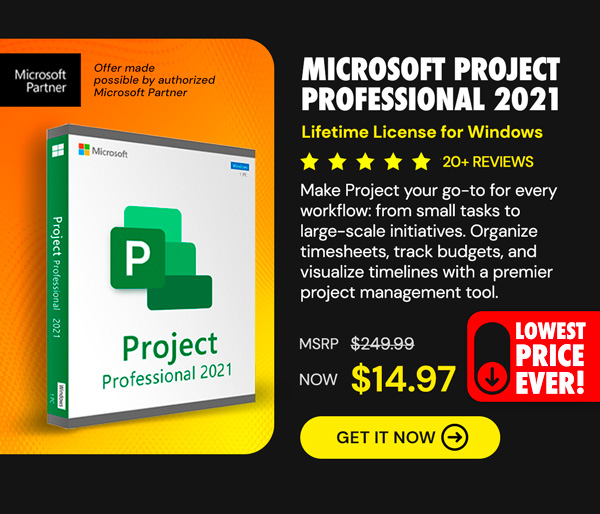Microsoft Project Professional 2021 for Windows