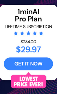 1minAI: Lifetime Subscription