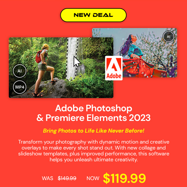 Adobe Photoshop & Premiere Elements 2023