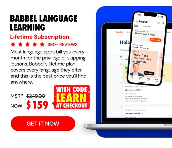 Babbel Language Learning: Lifetime Subscription (All Languages)